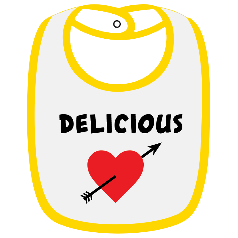 Twinkle Hands - Delicious Baby Bib