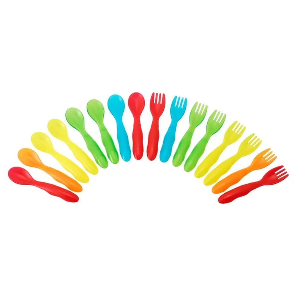 The First Years Take & Toss Toddler Flatware Pack of 16