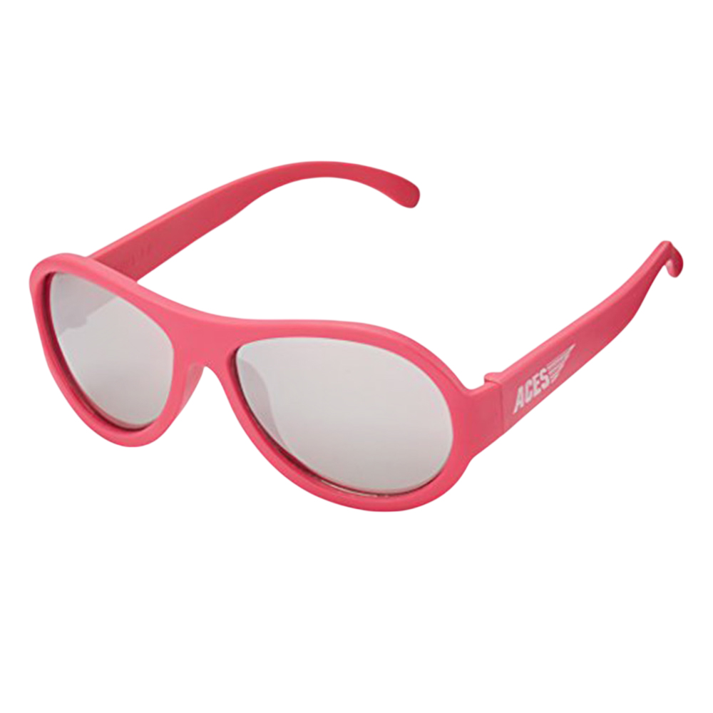 Babiators ACE Shades - Aviator Popstar Pink Mirrored Lenses