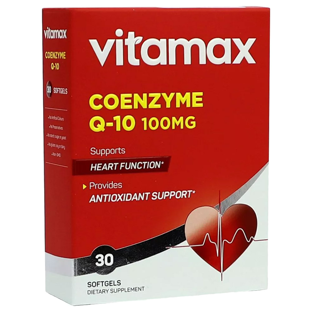 Vitamax - Coenzyme Q10 Softgel 100mg - 30's