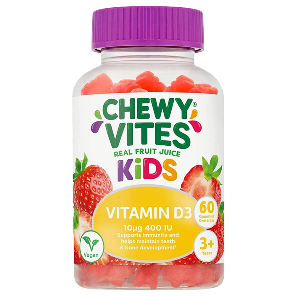 Chewy Vites - Kids Vitamin D3 - 60 Gummies