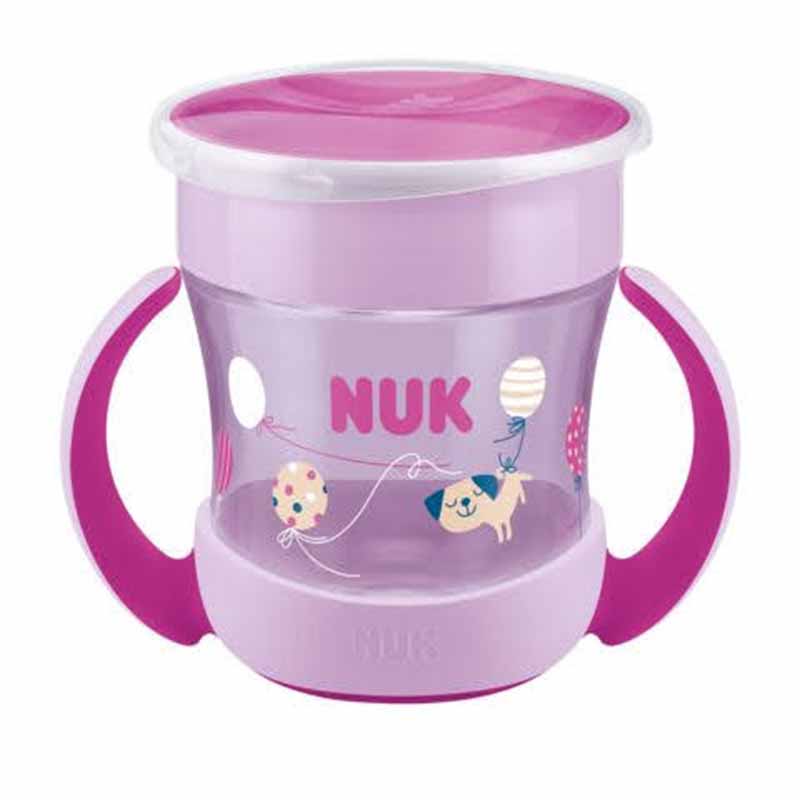 NUK - Mini Magic Cup - 6m + 1pc - Purple - 160ml