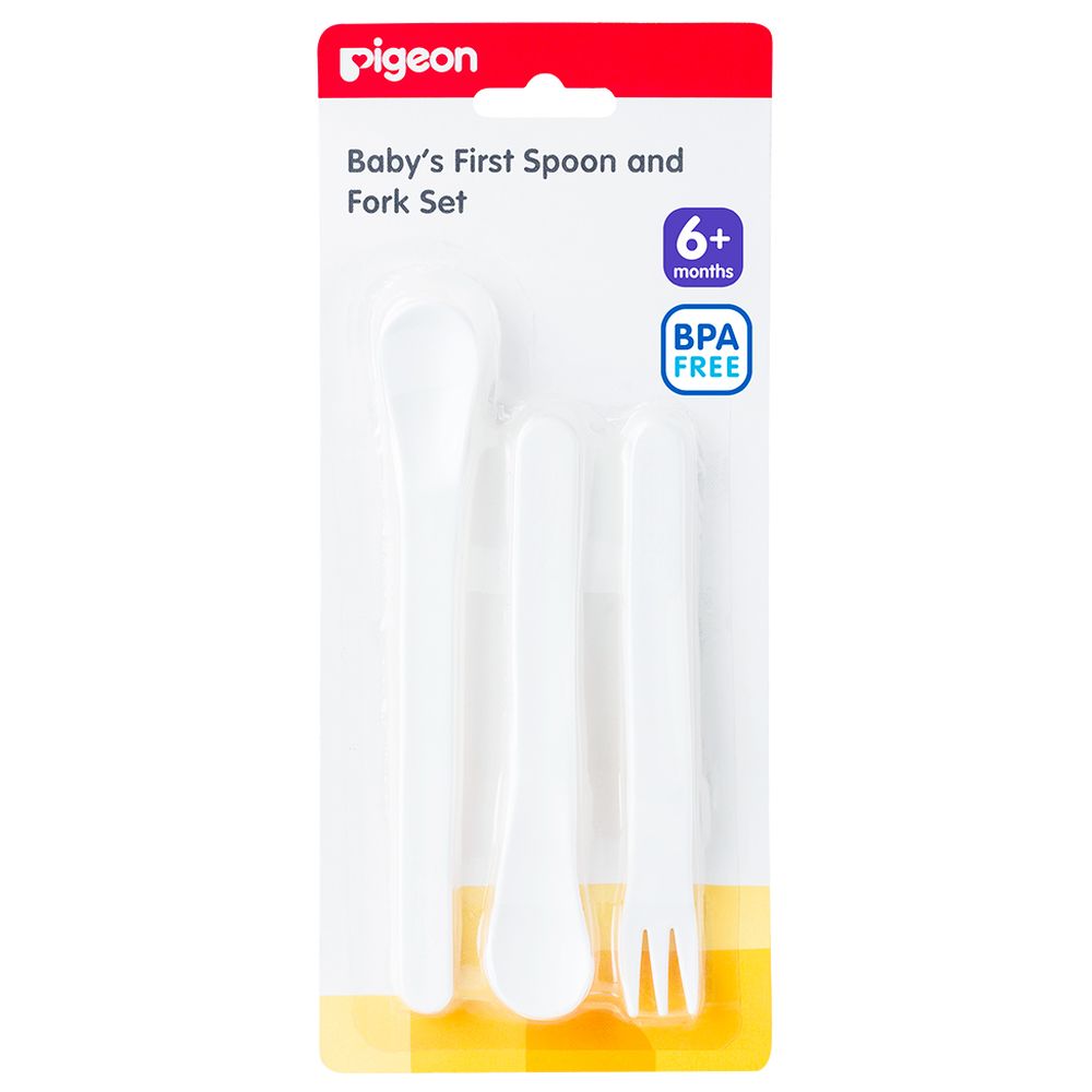 Pigeon Baby's First Spoon & Fork Set