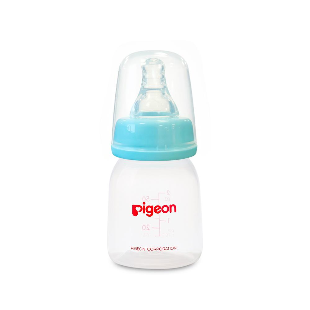 Pigeon - Feeding Bottle 50ml With Transparent Cap - Blue