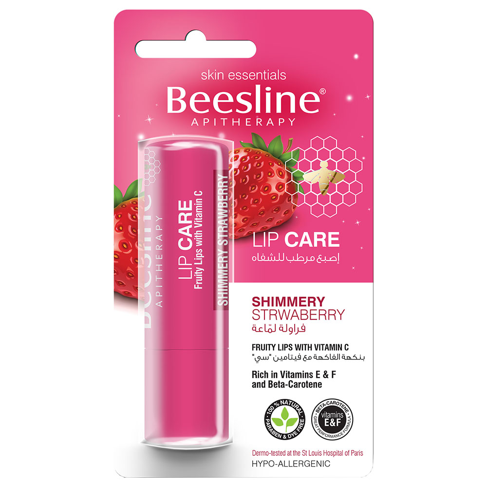 Beesline Lip Care Shimmery Strawberry