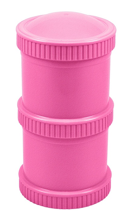 Re-Play Double Snack Stack - Bright Pink