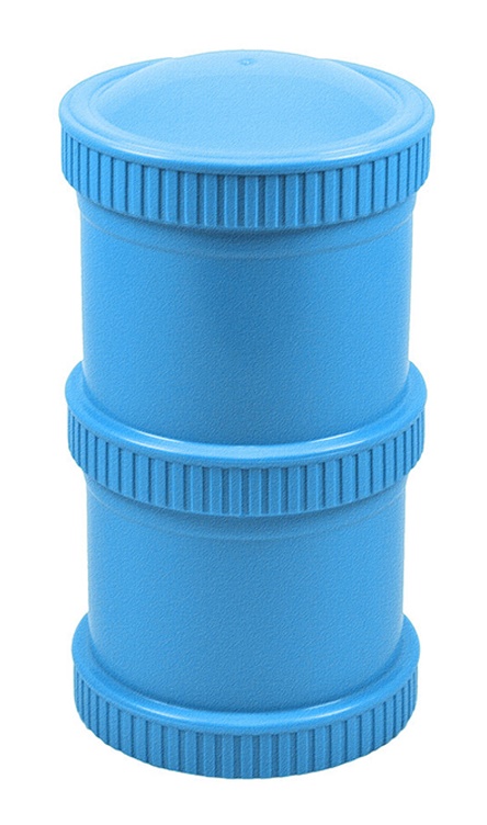 Re-Play Double Snack Stack - Sky Blue