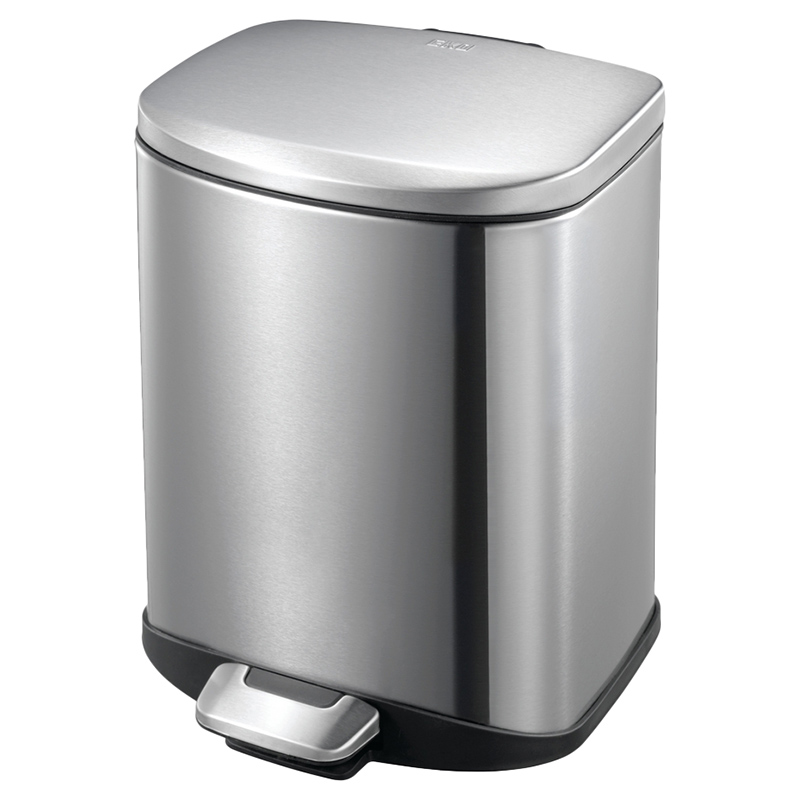 EKO Della Rectangular Step Waste Bin With Soft Close Lid 12L