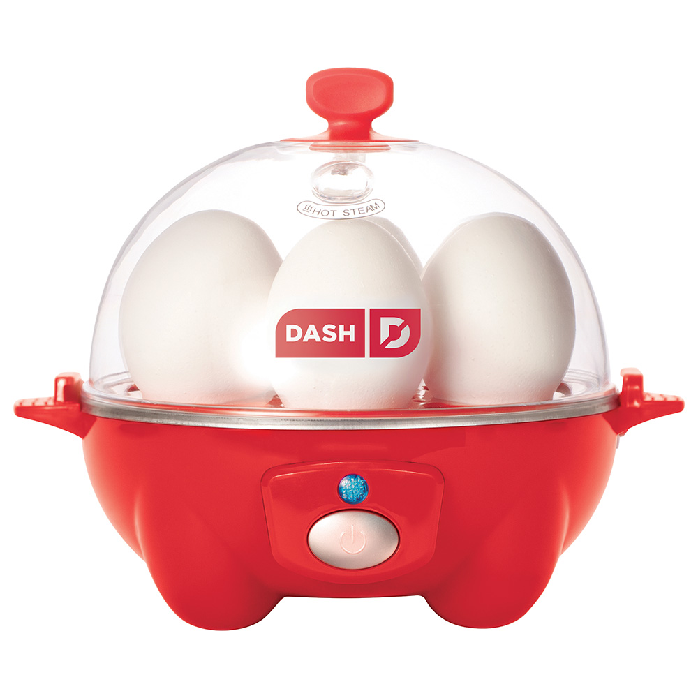 Dash Rapid Egg Cooker: 6 Egg Capacity Electric Cooker Red