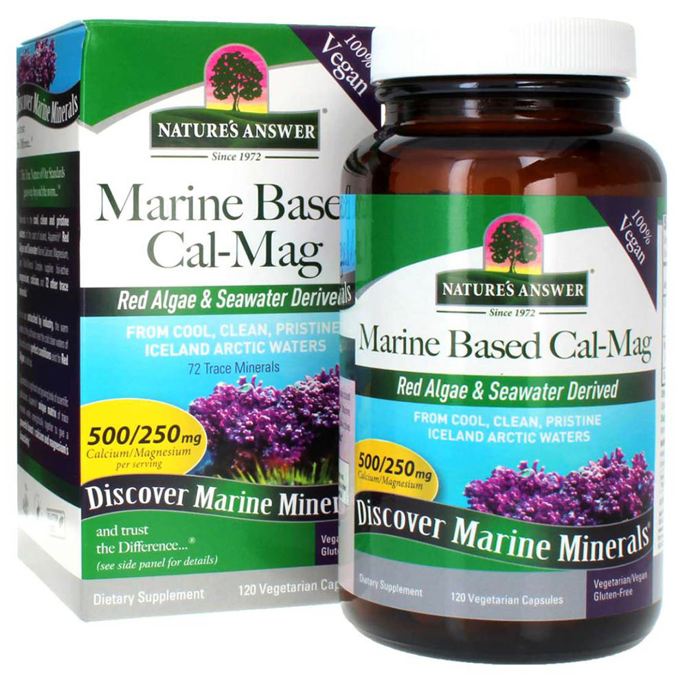 Nature's Answer Plant Based Cal-Mag 500/250mg Capsule 120's