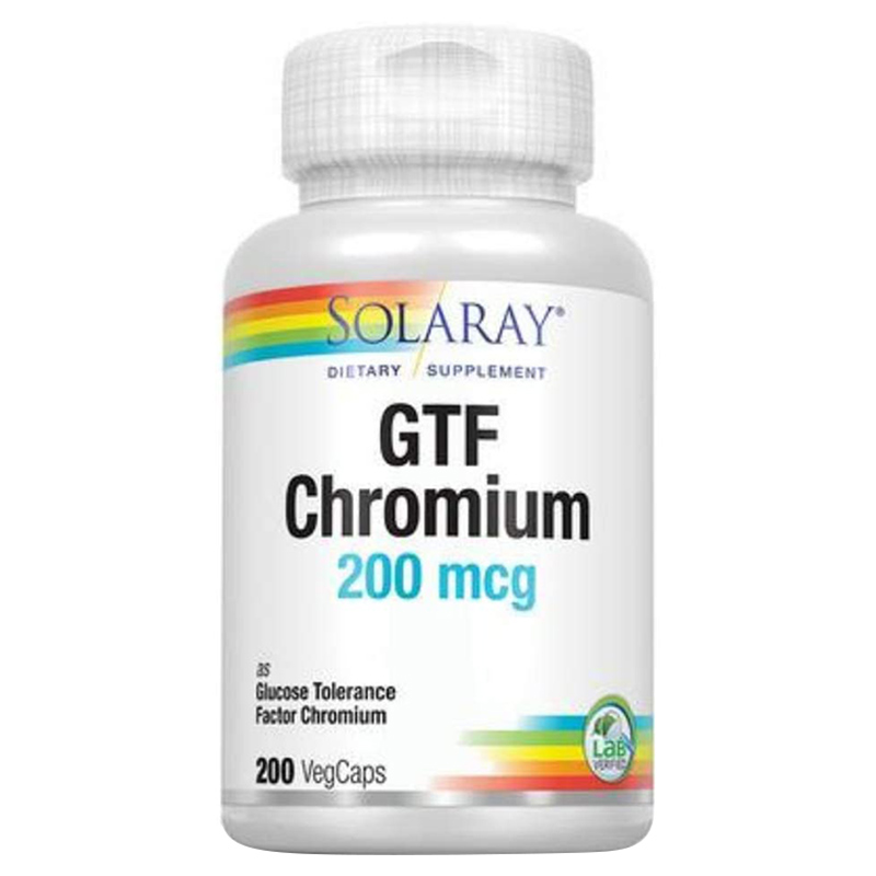 سولاراي جي تي إف كروم 200 ميكروغرام، 100 كبسولة نباتية