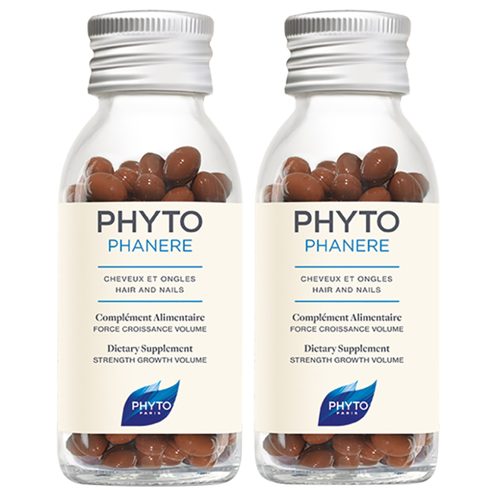 Phyto - Phytophanere Duo Pack for Hair and Nail Strength,Pack of 2 240 Capsules