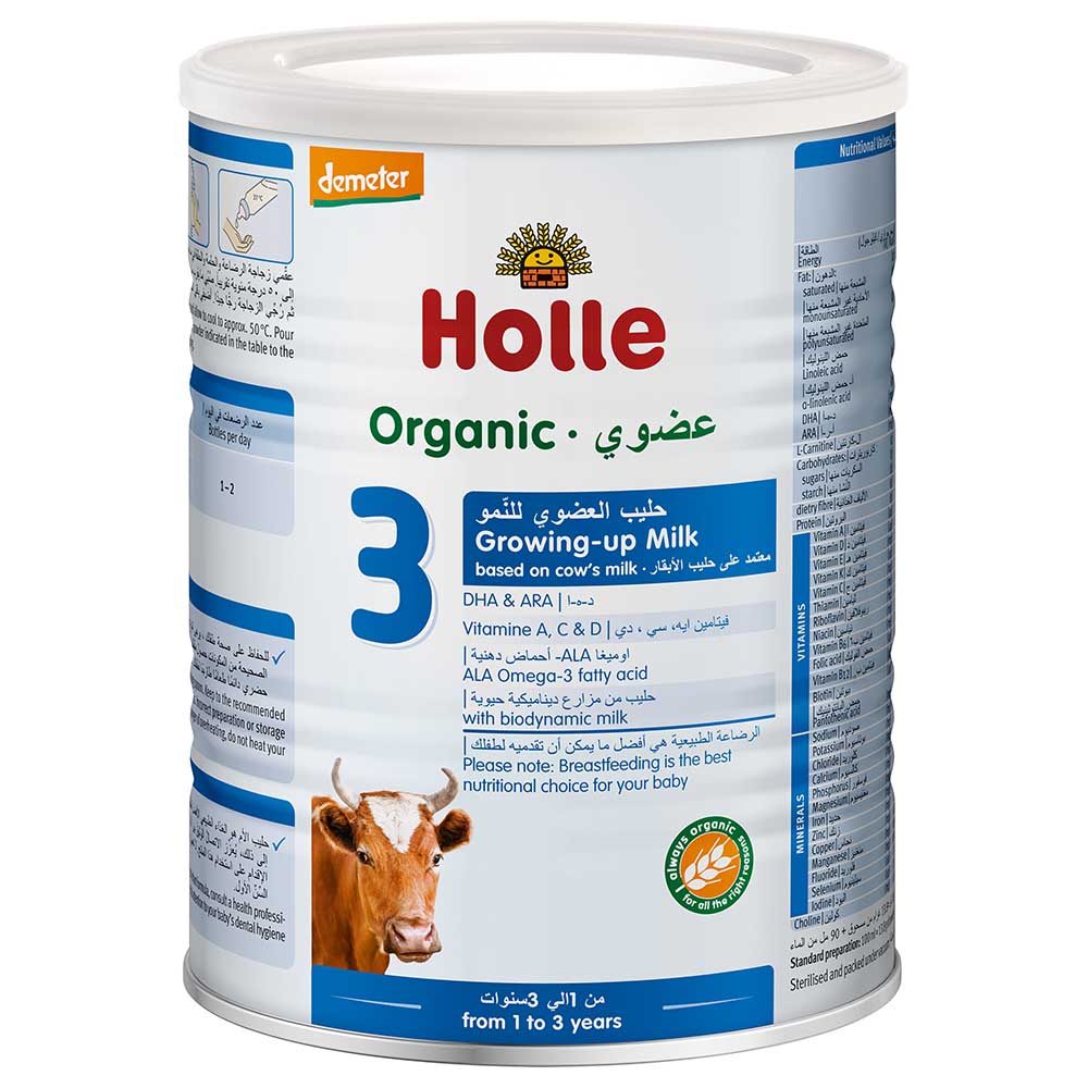 Holle - Organic Growing Up Milk 3 400g