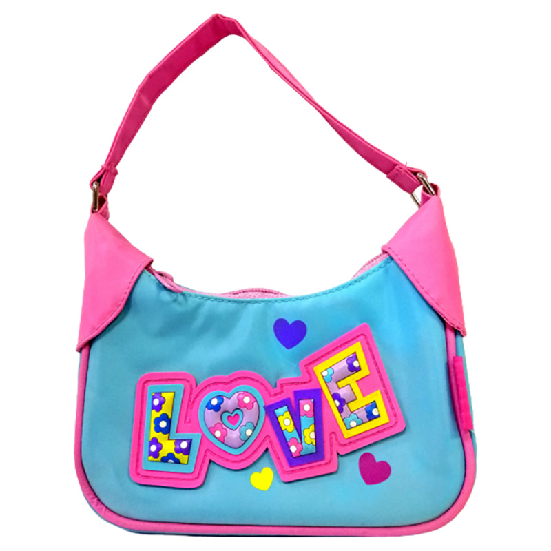 Jacques Farel - Handbag With Love Design - Blue