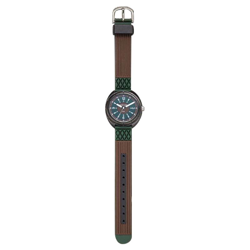 Jacques Farel Kids Leatherette Strap Watch - Brown
