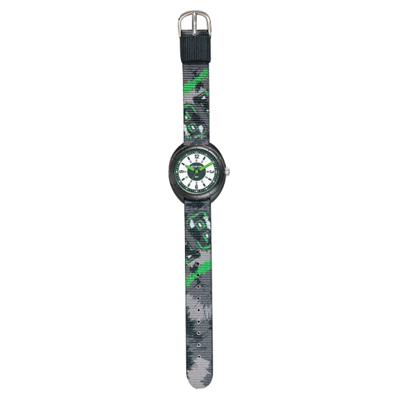 Jacques Farel Kids Leatherette Strap Watch - Grey