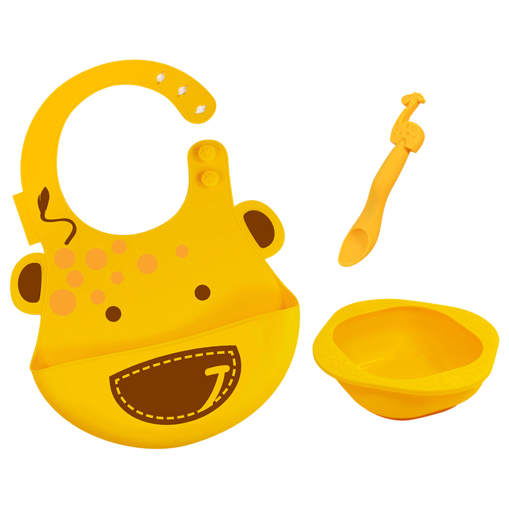 Marcus & Marcus Silicone Baby Feeding Gift Set - Lola