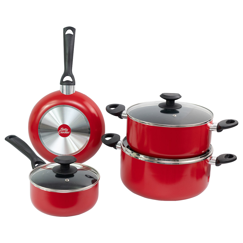 بيتي كروكر - طقم أواني تيفلون - 4 قطع