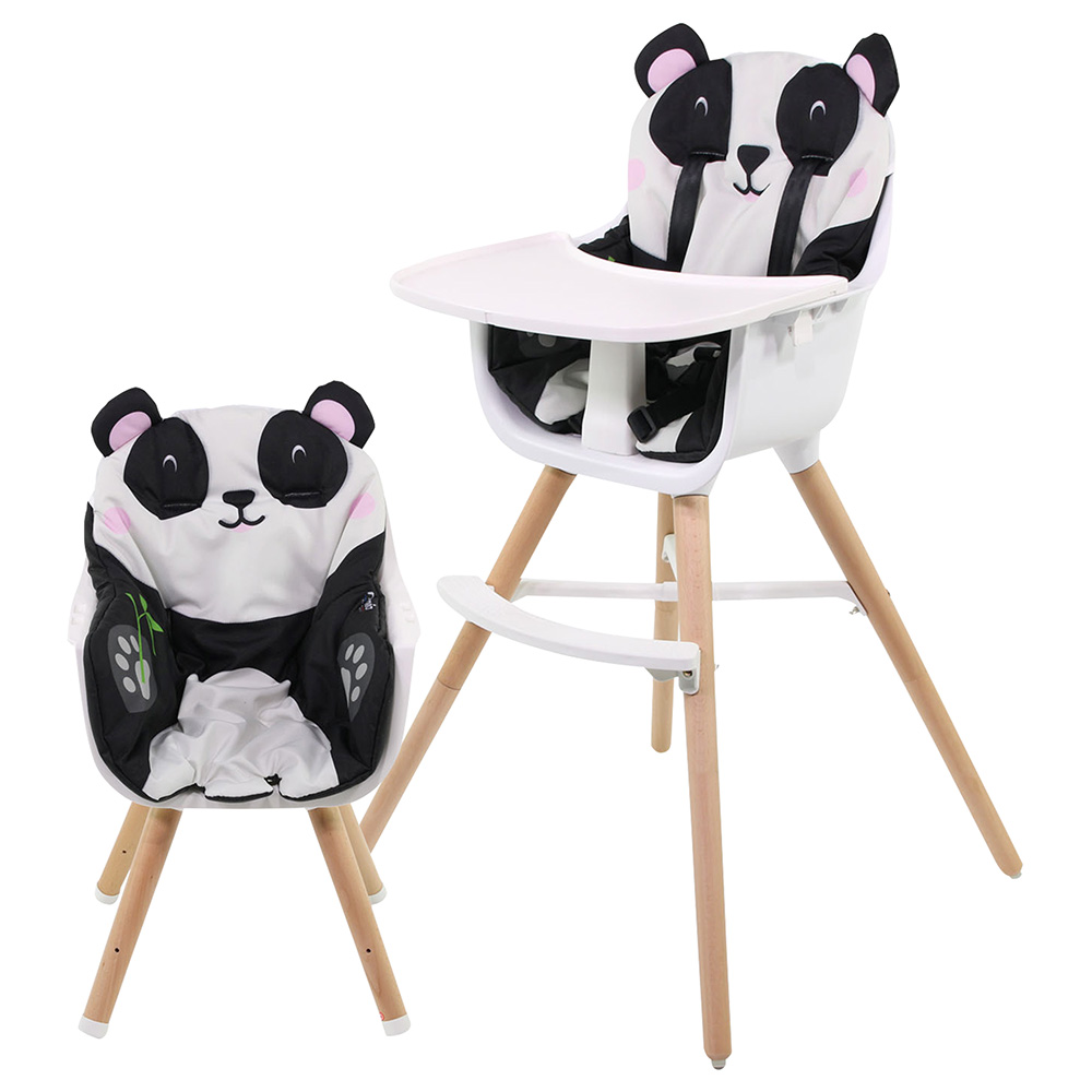 NANIA Paulette 2In1 Highchair With Cushion - Panda
