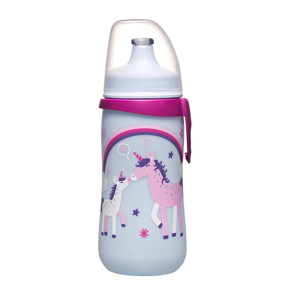 Nip Kids Cup Push - Pull Lid Unicorn - 330ml