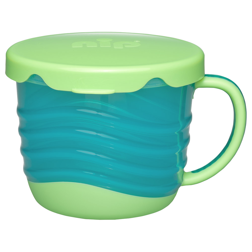 Nip 2-in-1 Snack Box Green 250ml