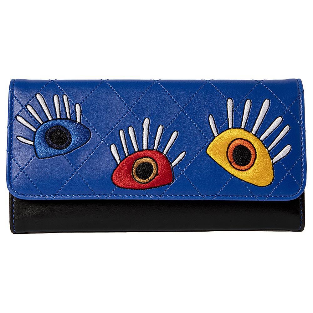 BiggDesign - My Eyes On You Embroidered Wallet