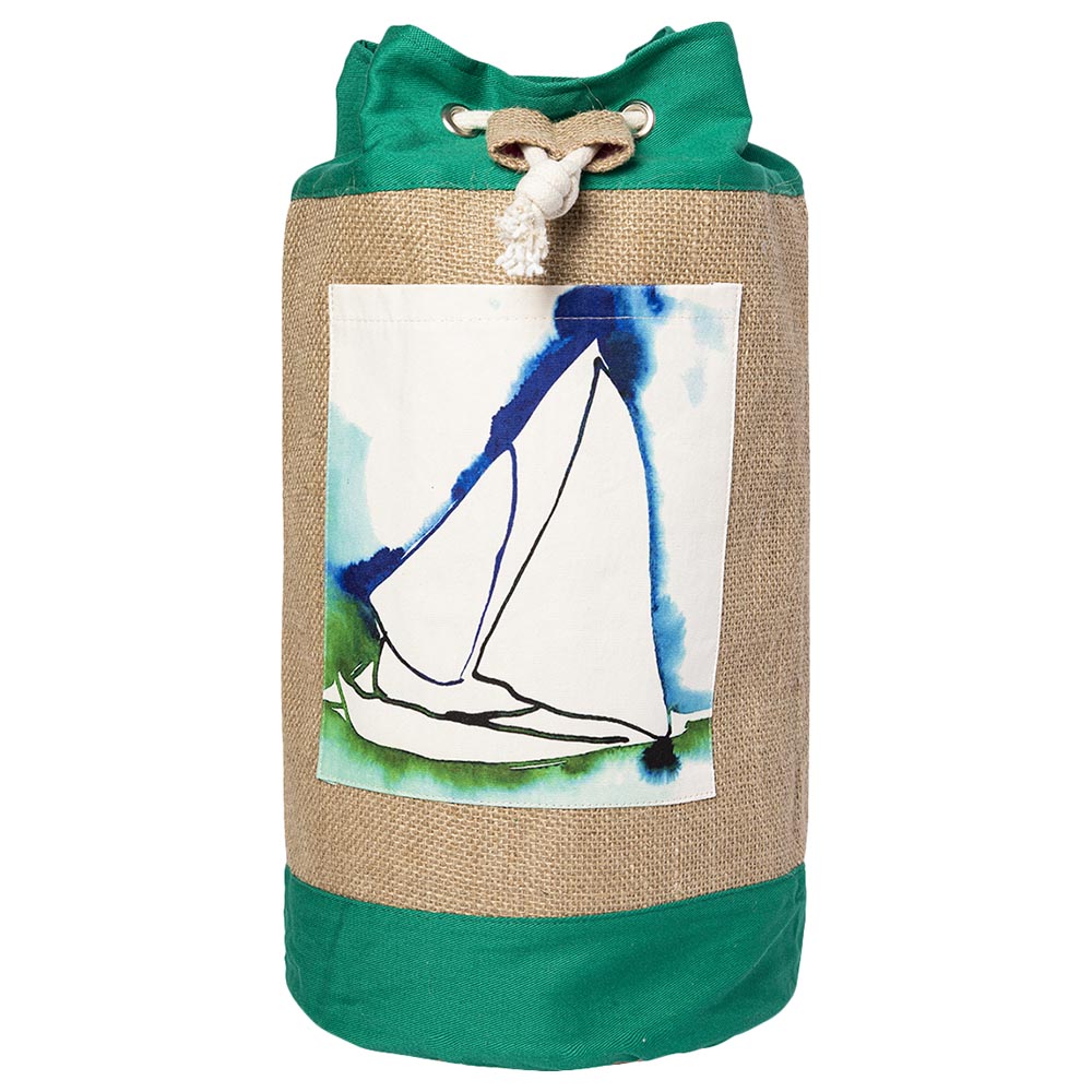 Anemoss - Sailboat Jute Bag