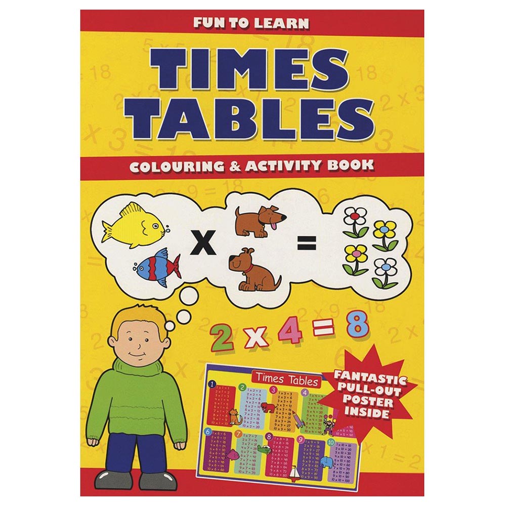 كتاب الأنشطة Times Table Counting Activity Book