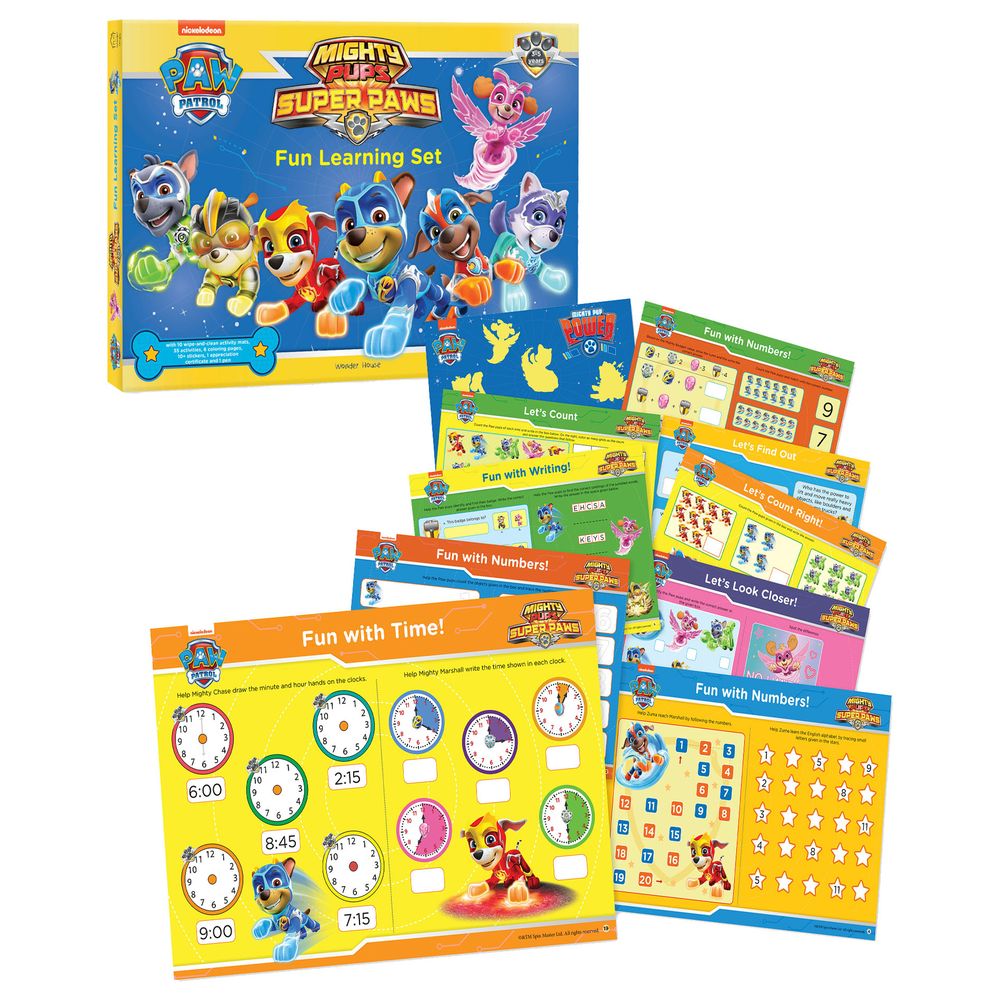 Mighty Pups Super Paws: Fun Learning Set
