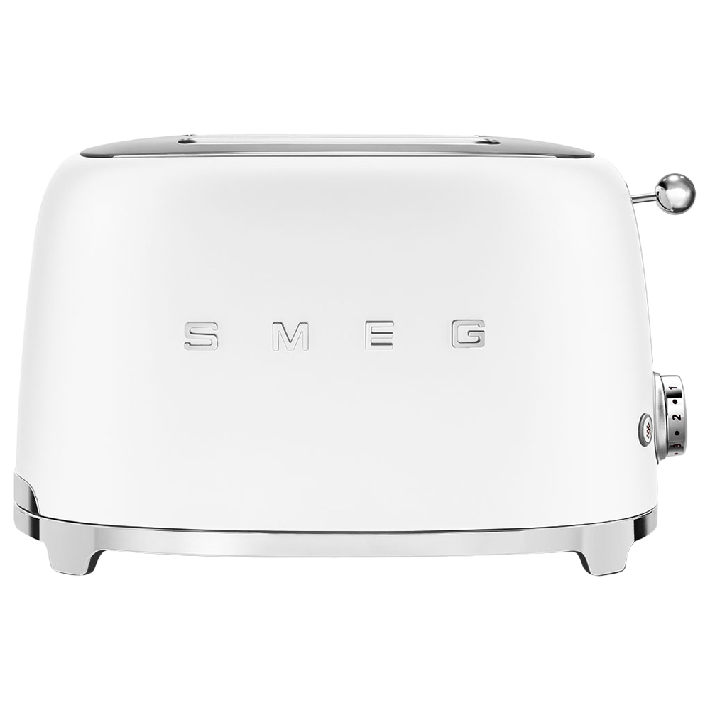 Smeg 2 Slice Toaster - White Matt