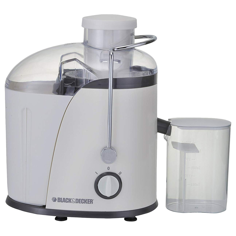 Black+Decker 400W Juice Extractor Wide Chute - White