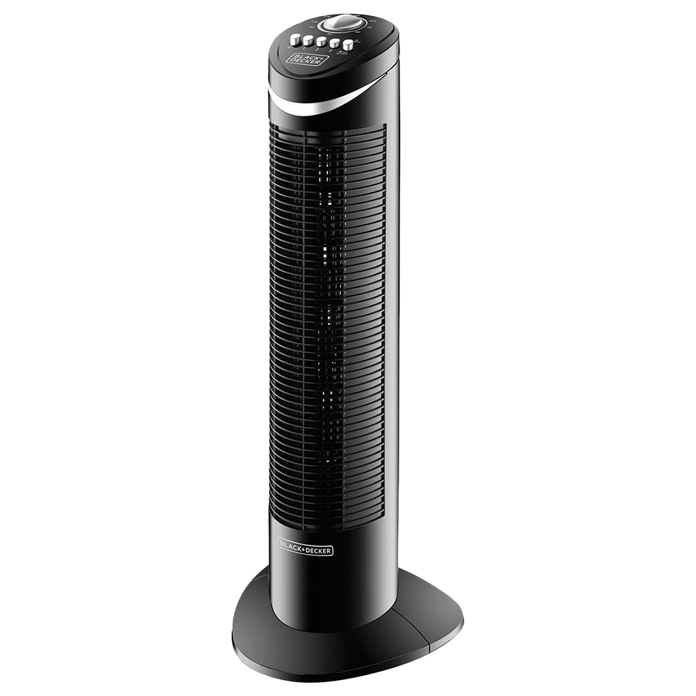 Black+Decker 50W Tower Fan - Black