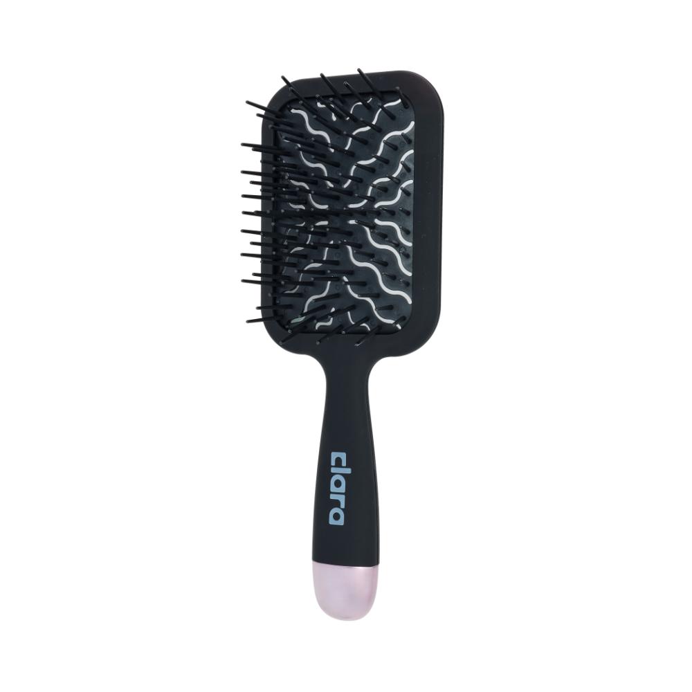 Clara - Wide Hair Paddle Brush - Black