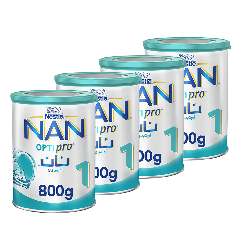 Nan - OptiPro Infant Formula Stage 1 - 800g - Pack of 4