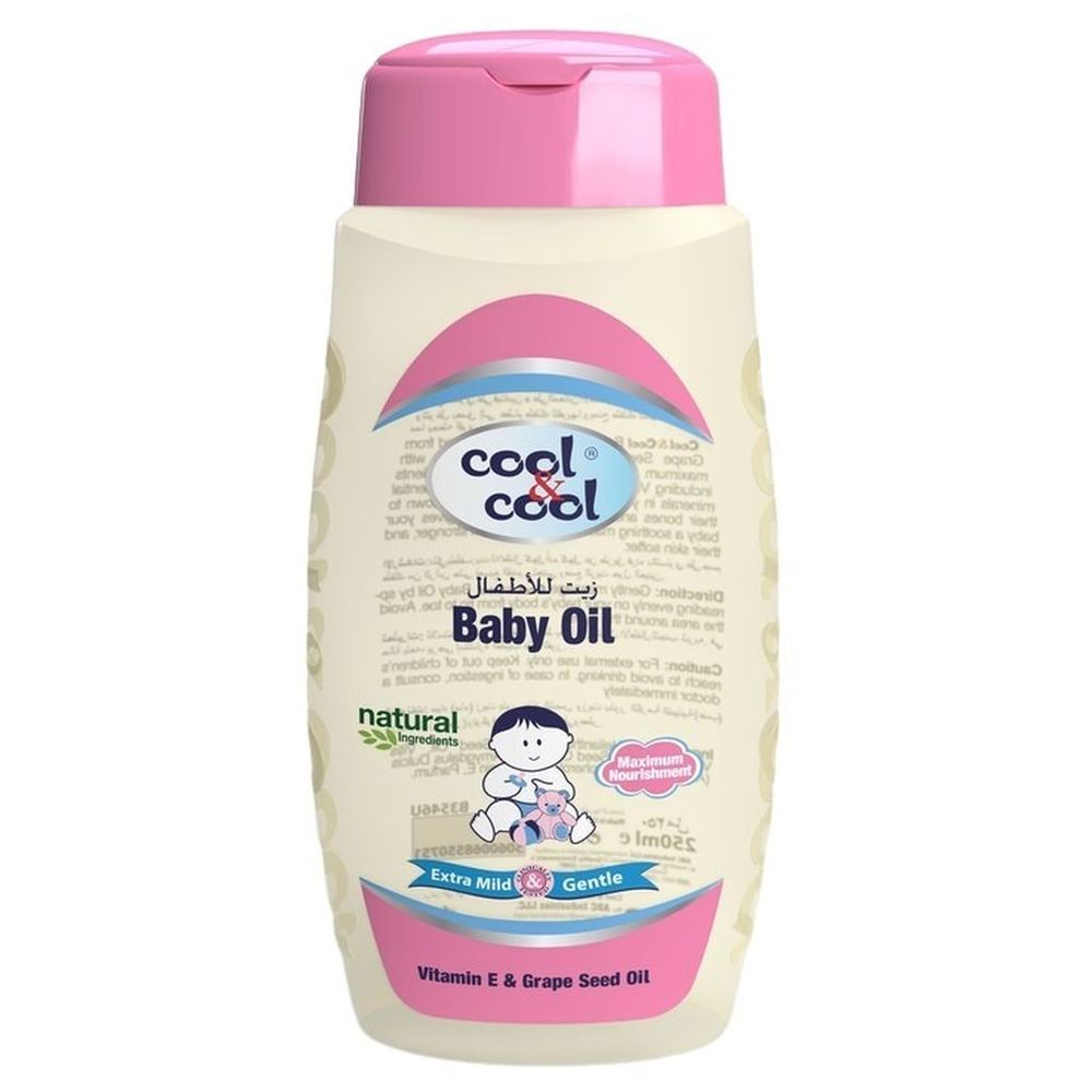 Cool & Cool - Baby Oil 250ml - Vitamin E Enriched