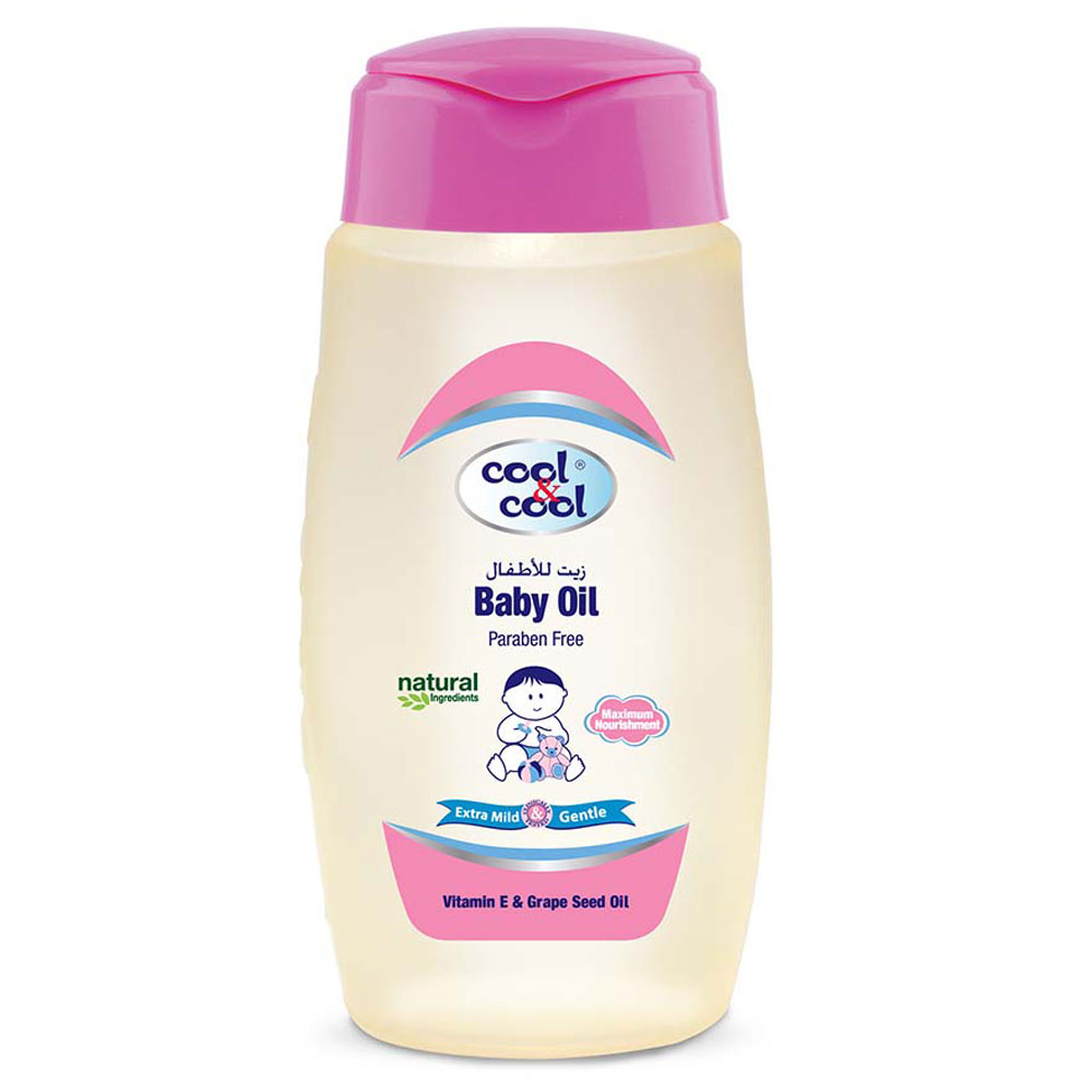 Cool & Cool - Baby Oil 60ml - Vitamin E & Grape Seed