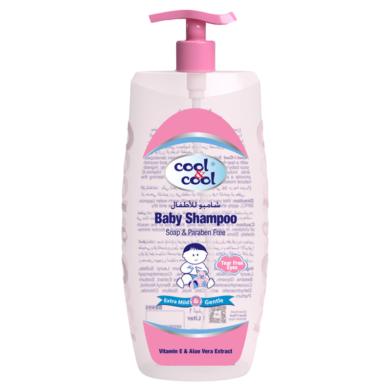 Cool & Cool - Baby Shampoo 1L - Extra Mild & Safe