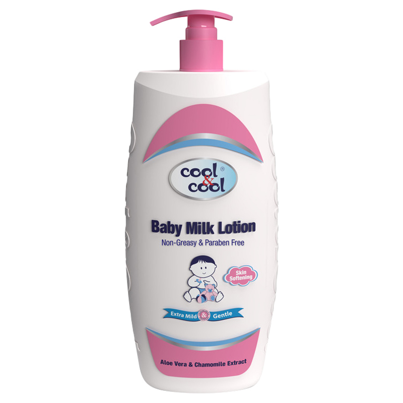 Cool & Cool - Baby Milk Lotion 750ml - Nourishing & Paraben-Free