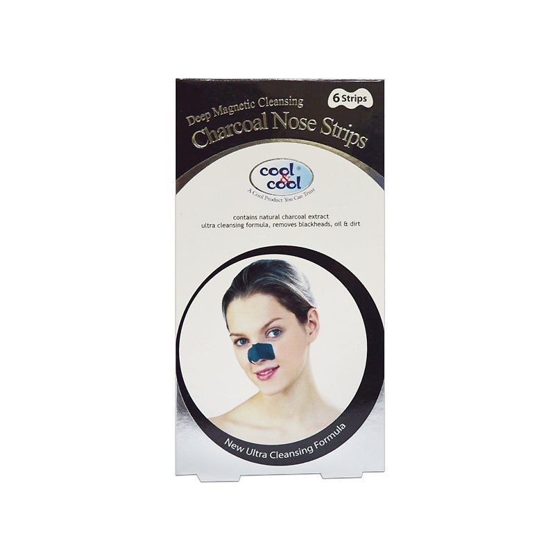 Cool & Cool Charcoal Nose Strips 6's
