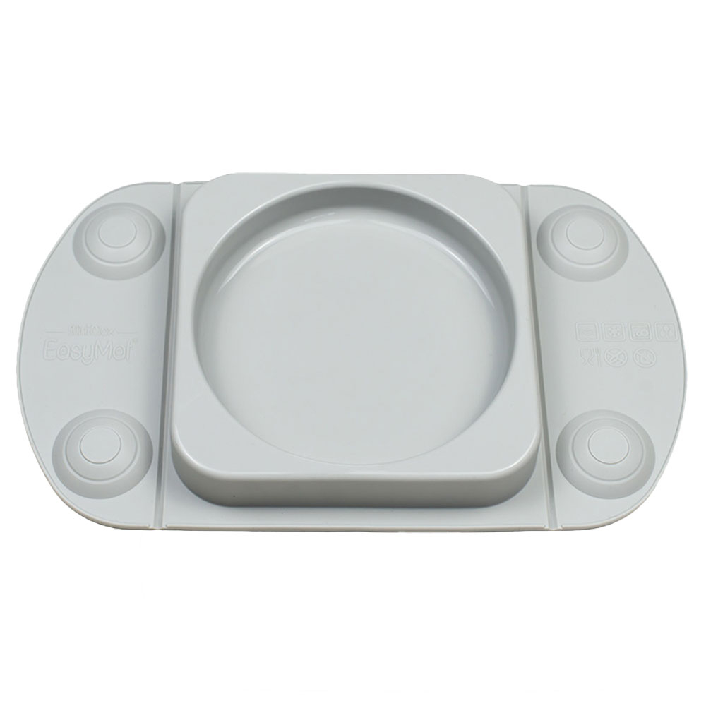 EasyTots EasyMat MiniMax Plate - Cool Grey