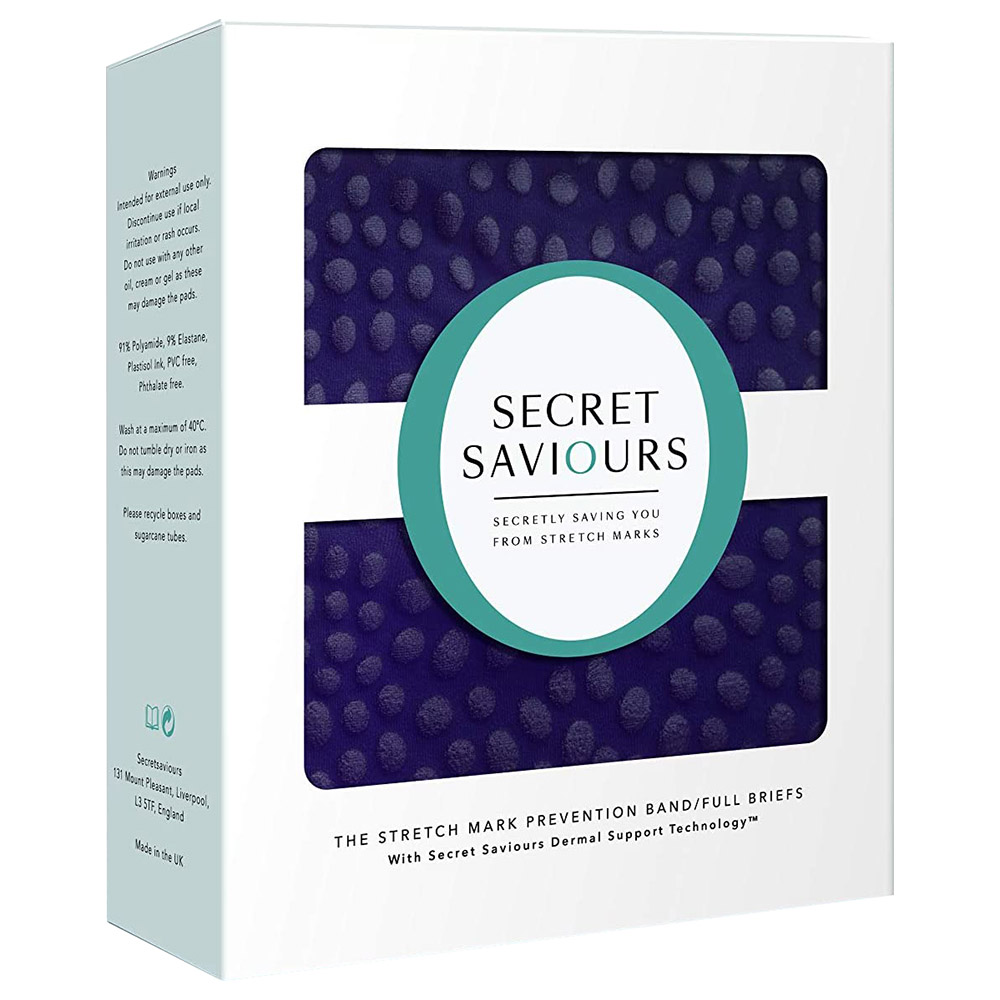 Secret Saviours - Stretch Mark Prevention Band - Single - Large - Black