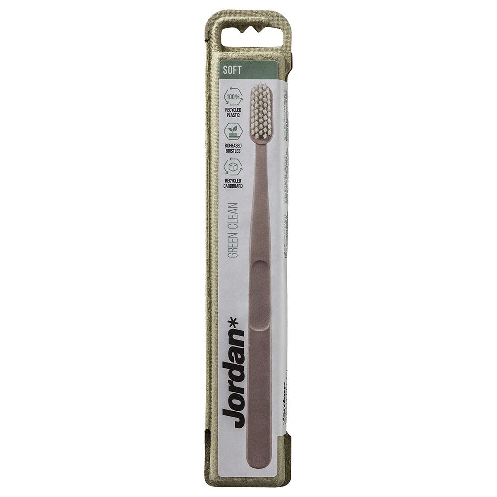 Jordan - Tooth Brush Green Clean Soft - Beige