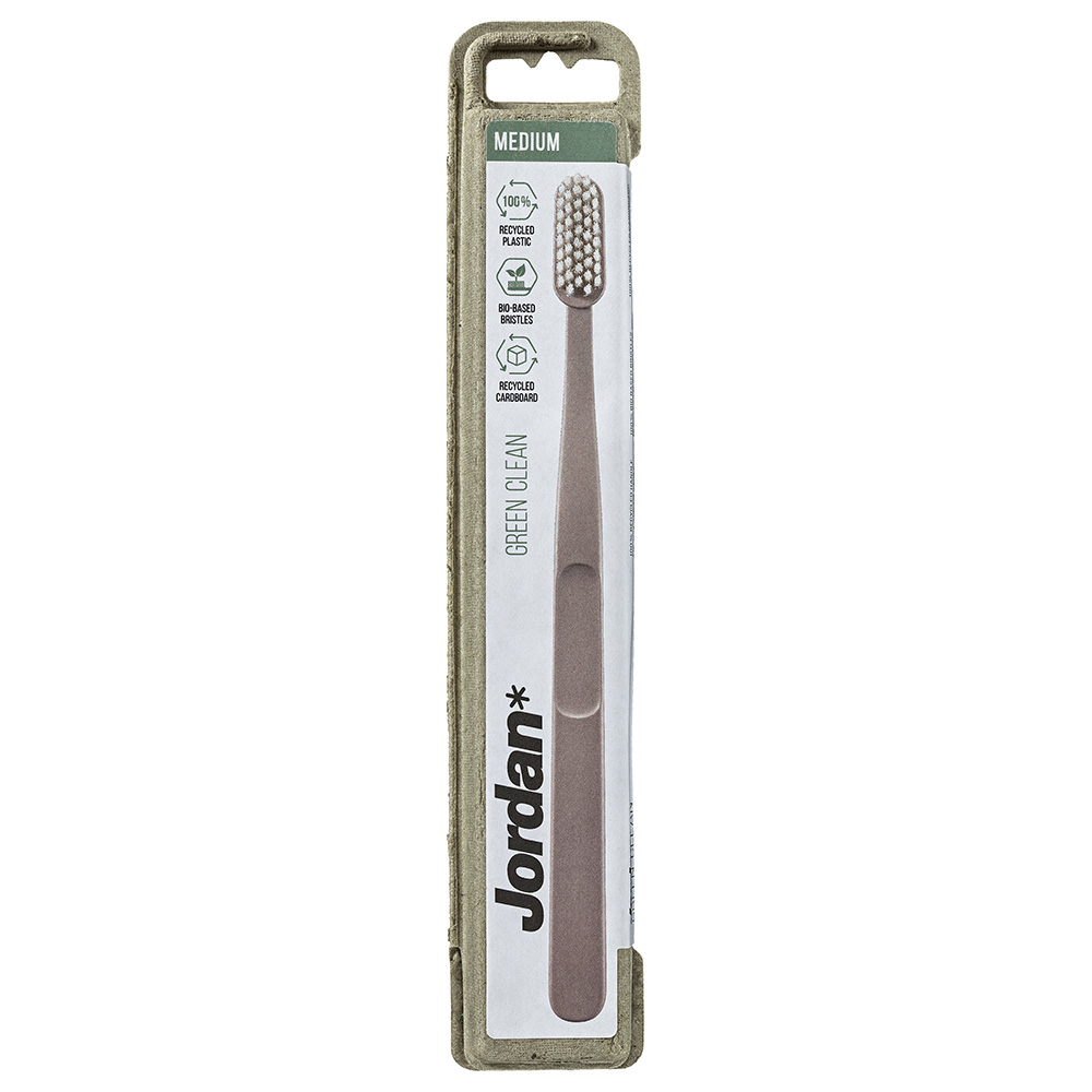 Jordan - Tooth Brush Green Clean Medium - Beige