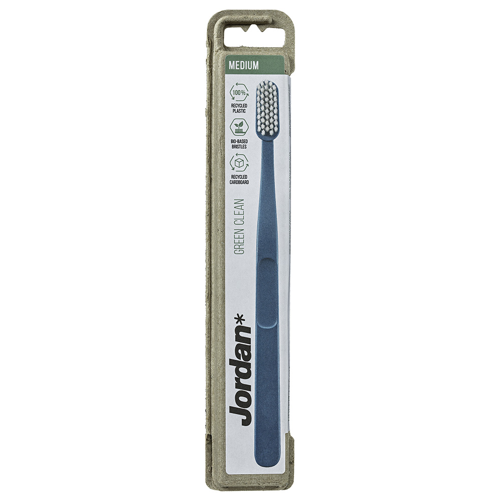 Jordan - Tooth Brush Green Clean Medium - Blue