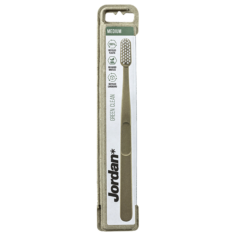 Jordan - Tooth Brush Green Clean Medium - Brown