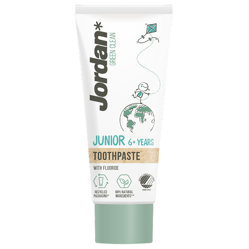 Jordan - Clean Junior 6+ Years Toothpaste 50ml - Green