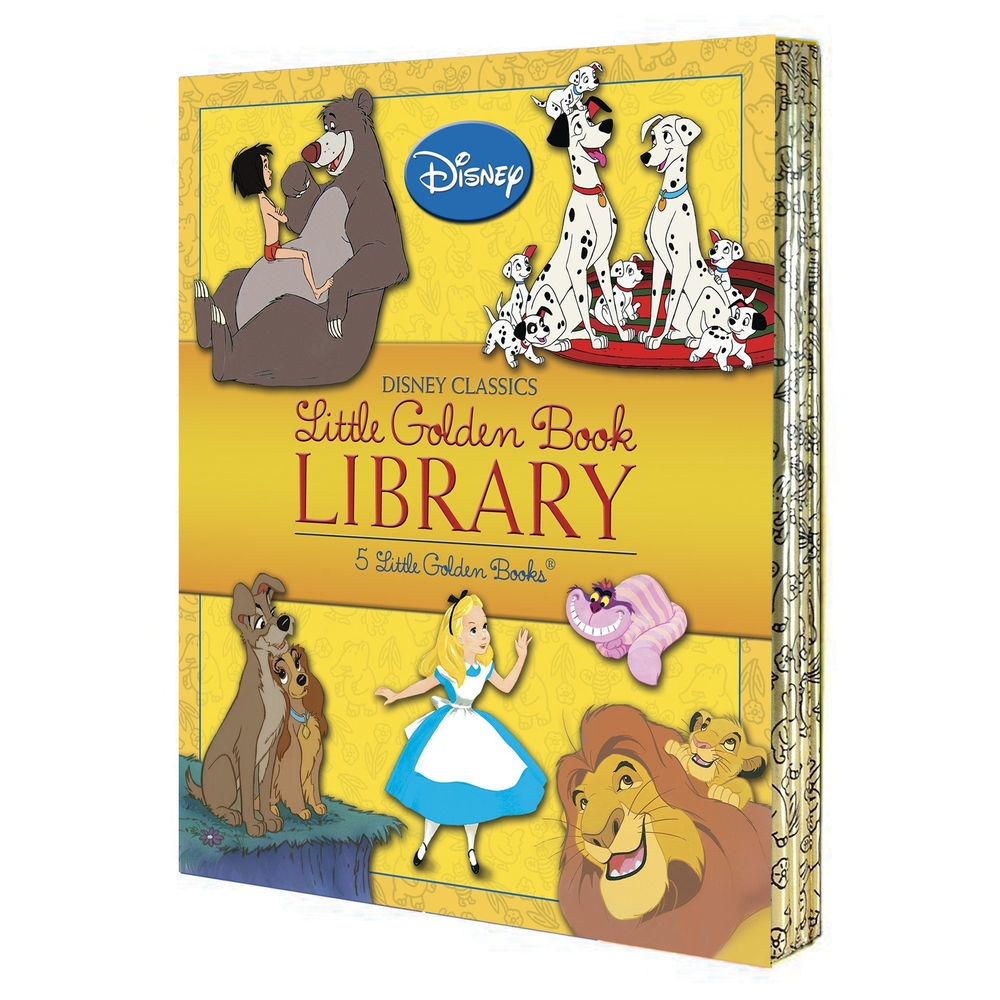  كتاب disney classics little golden book library (disney classic)