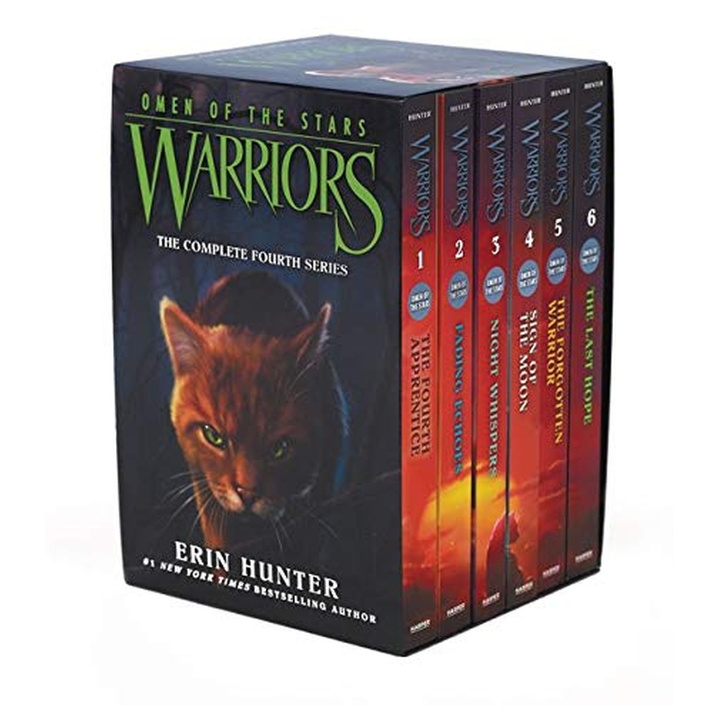 مجموعة كتب Warriors: Omen Of The Stars من 1 إلى 6