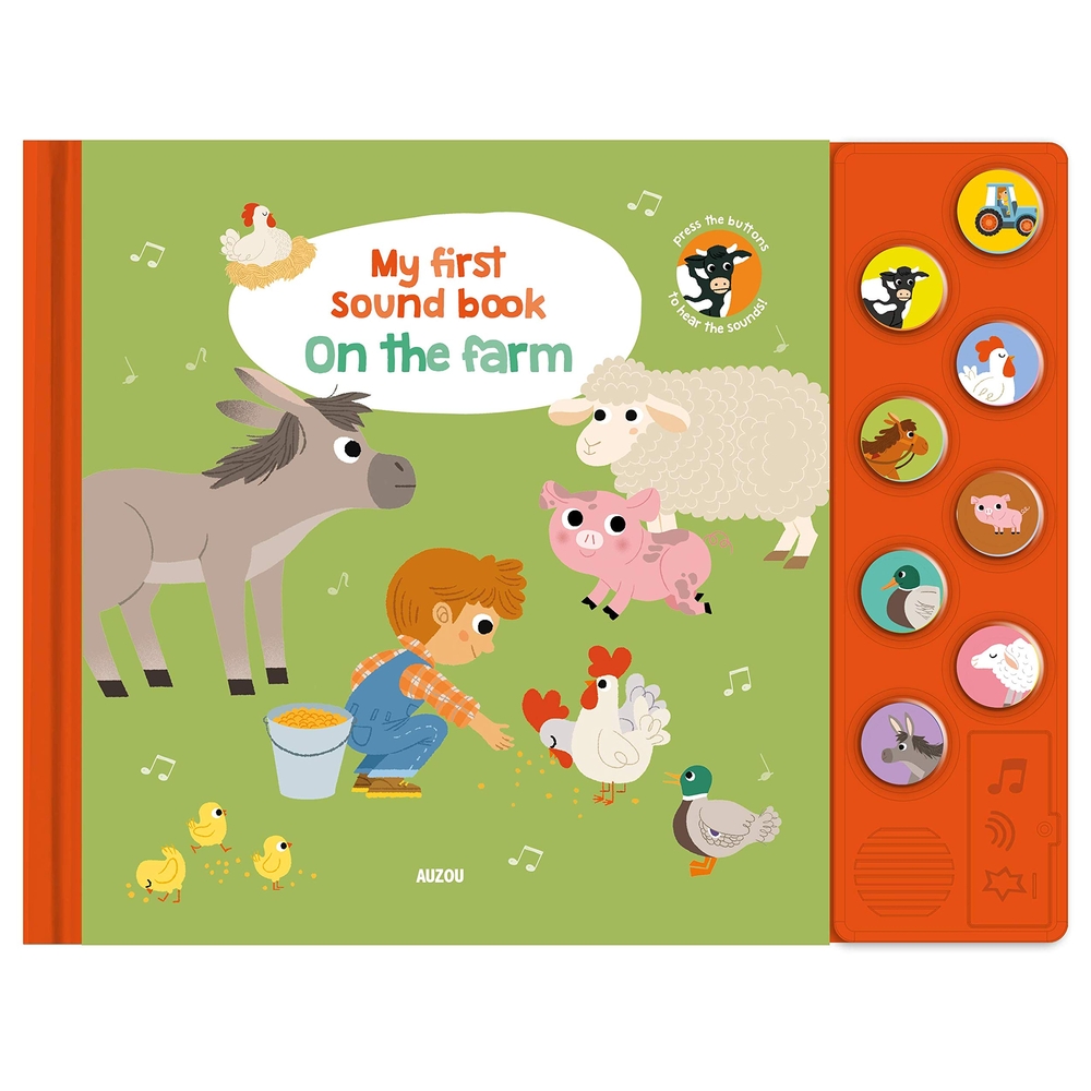  كتاب my first sound book: on the farm