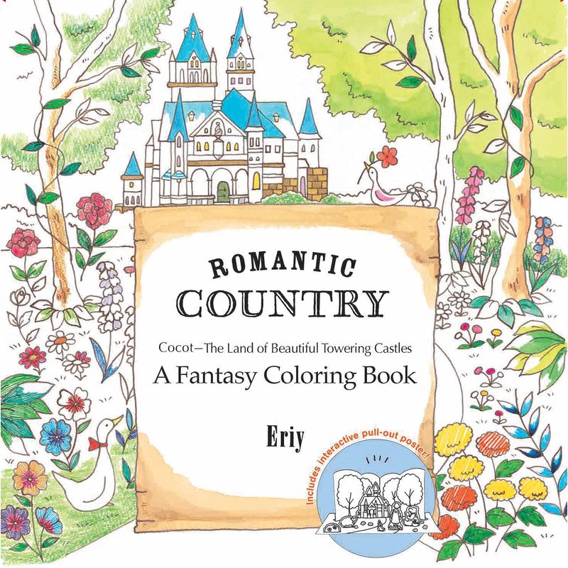 كتاب Romantic Country: A Coloring Book